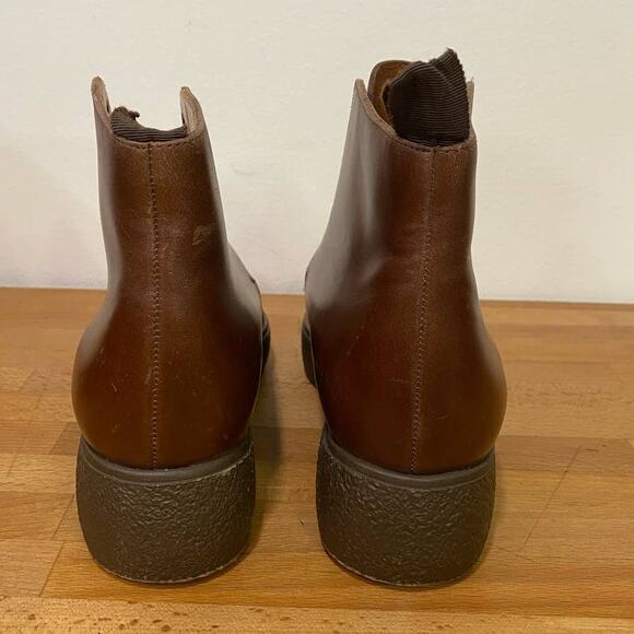 Robert Clergerie Made in France Brown Leather Booties 6.5us - Picture 10 of 10